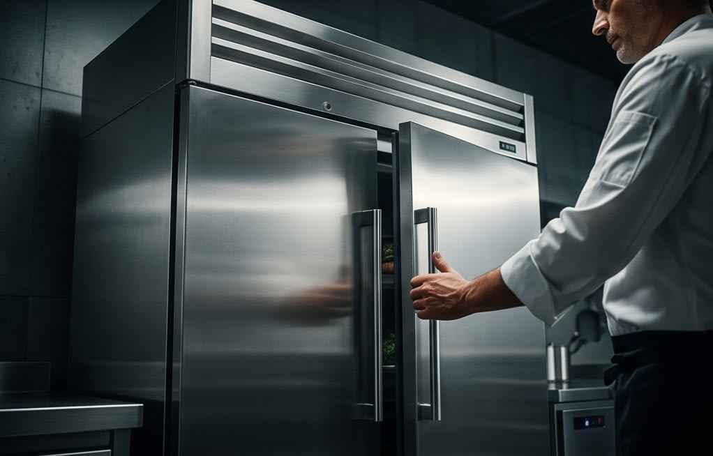 견고한 스테인리스 도어
