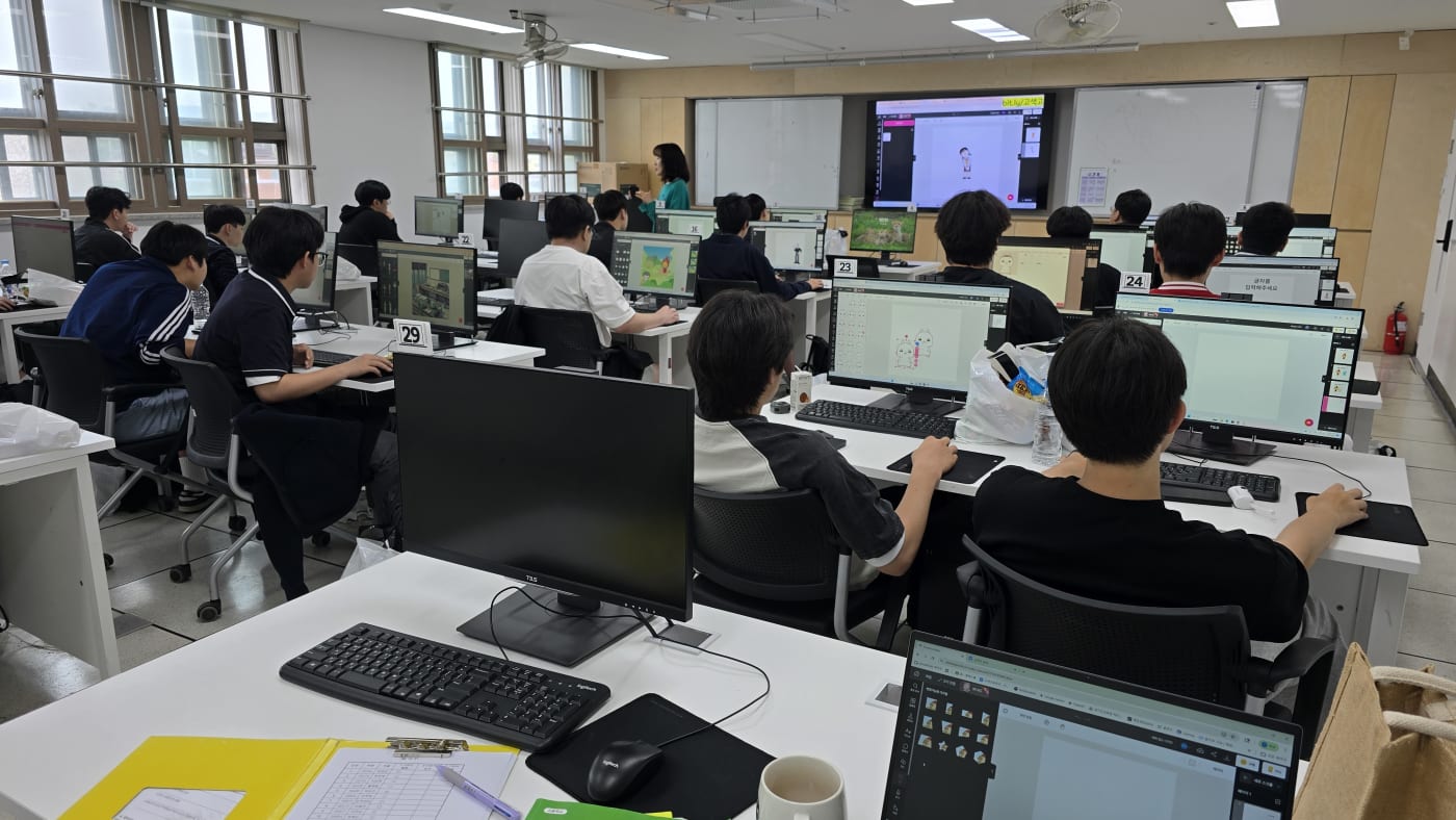 고색고등학교 학생들과 함께하는 인공지능 3종 패키지 수업 시작