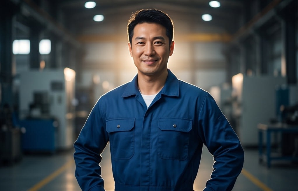 안전하고 쾌적한 일터에서 느끼는 작업자의 만족감