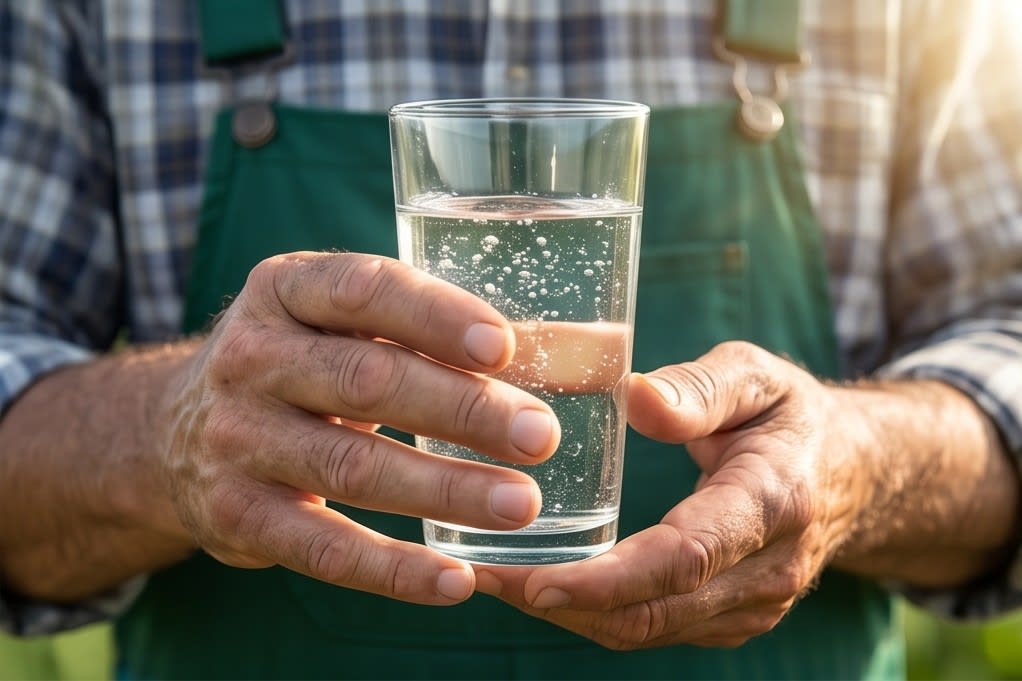 Clean recycled water created through the purification process