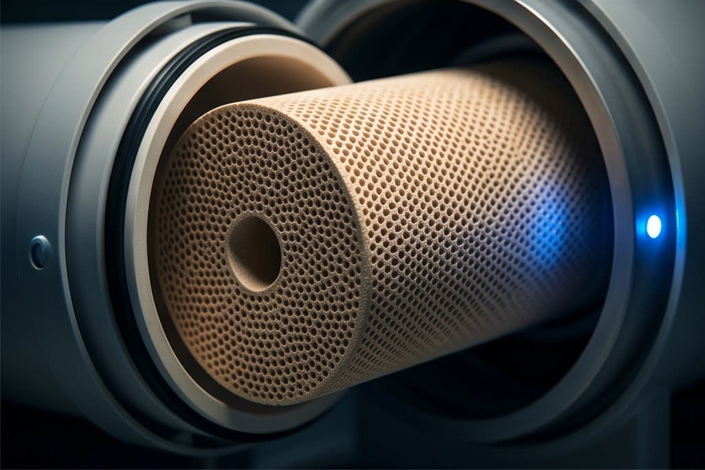 Core component of a highly durable ceramic filter