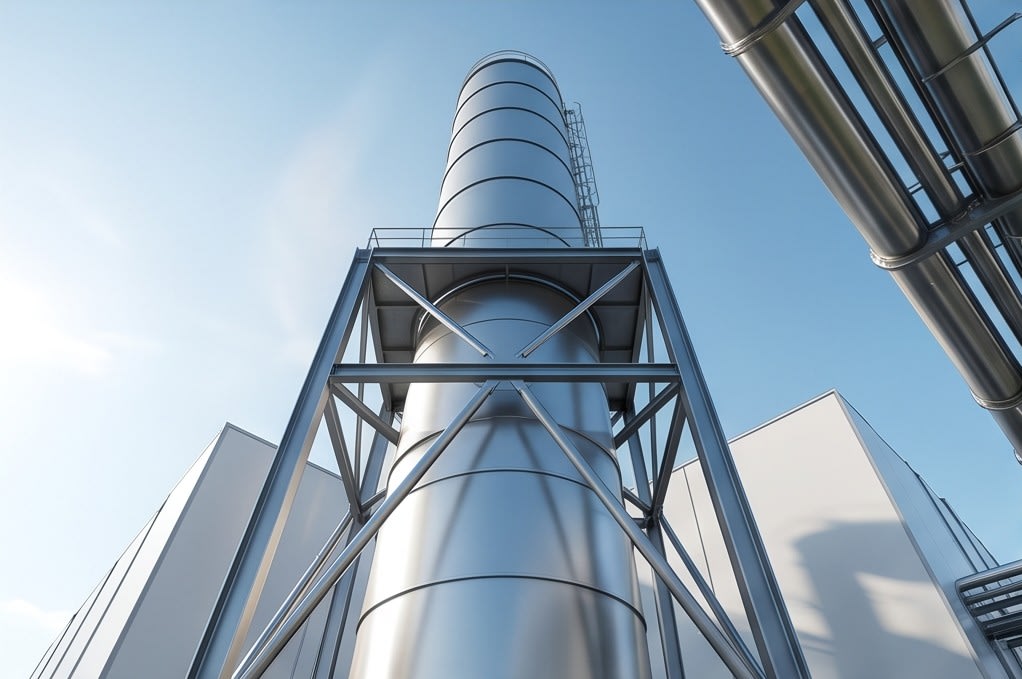 deodorization tower equipped with high-performance sensors