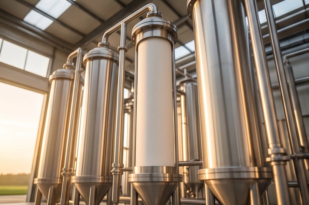 High-performance stainless steel filter housing