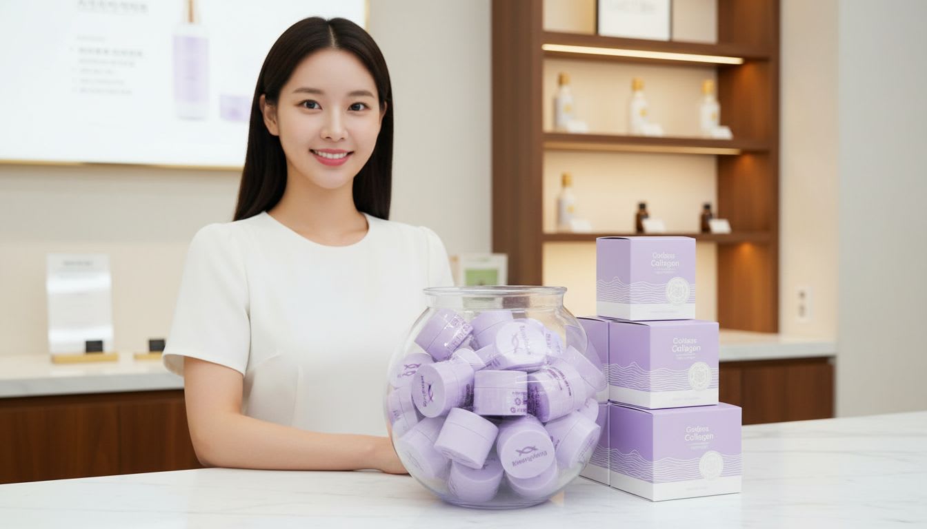 고함량 콜라겐 성분의 크림