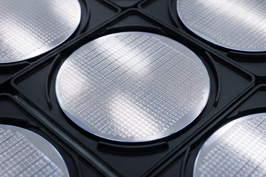 Precisely aligned semiconductor wafers