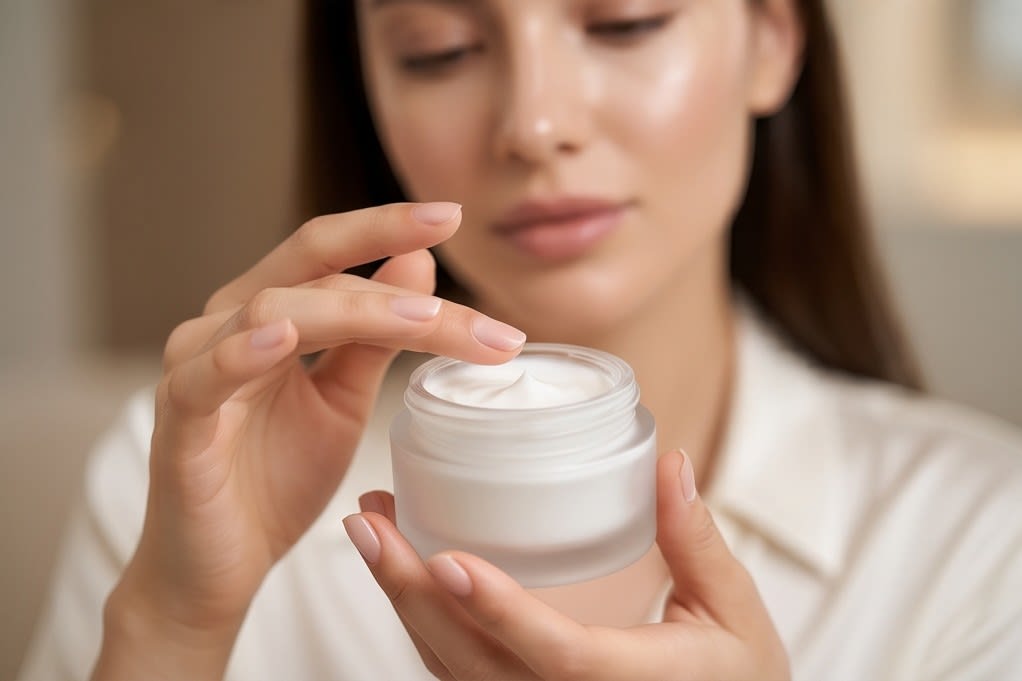 A texture with deep moisturizing effects that rise from within