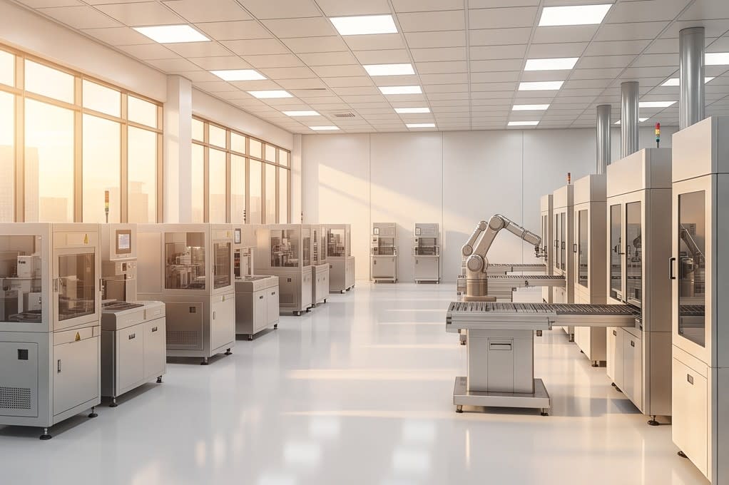 Large-scale automated manufacturing process