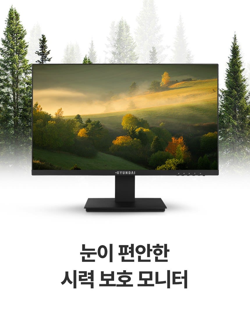 현대뷰온즈 눈이 편안한 시력 보호 모니터