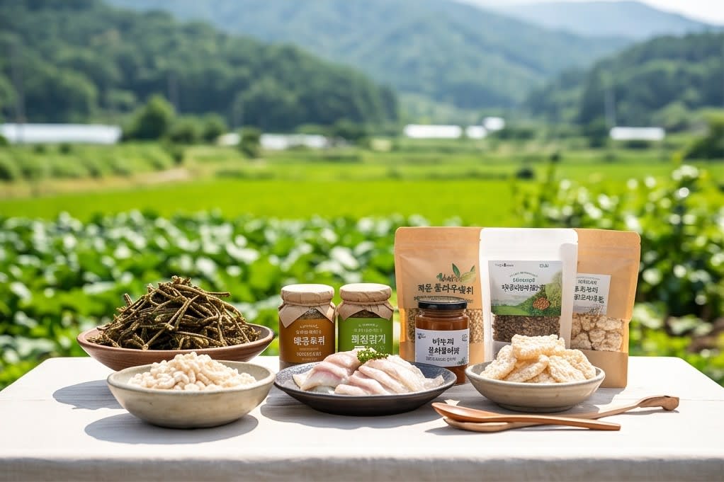 서천 자연과 로컬푸드가 어우러진 한 상