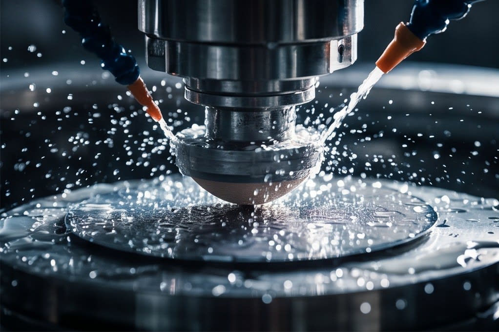 Dynamic process of a precision processing head