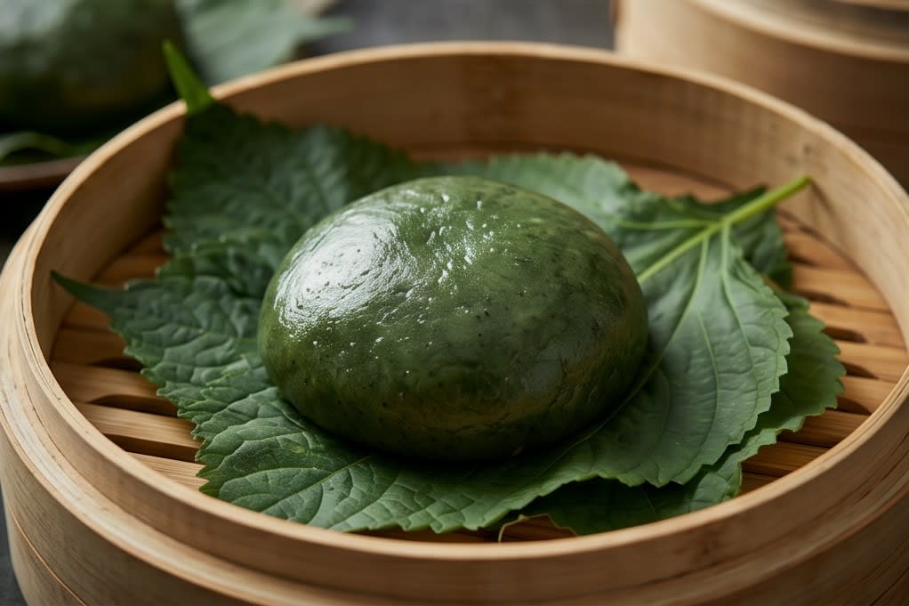 싱그러운 한산모시떡