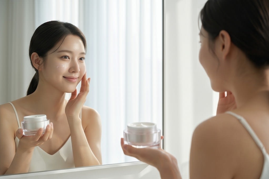 An enjoyable morning beauty routine