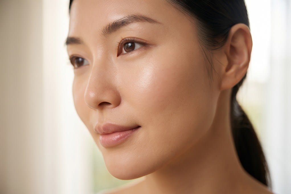 Smoother skin texture transformation