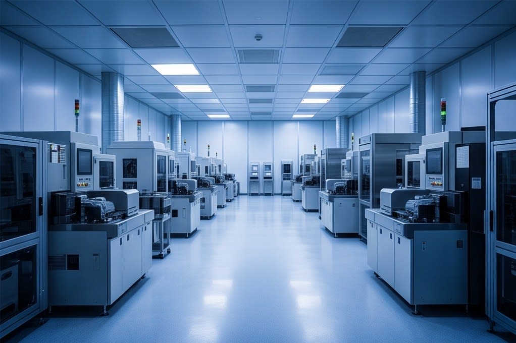 Equipment layout that maximizes space efficiency
