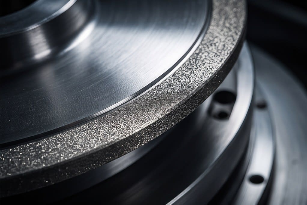 Diamond wheel integrating ultra precision grinding technology