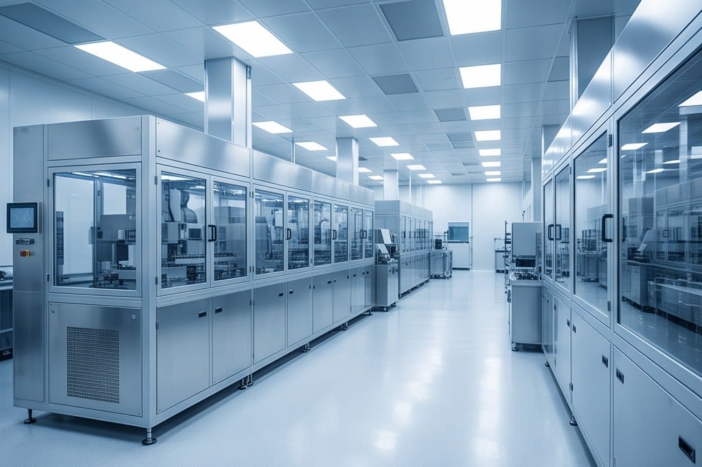 View of an efficient production line