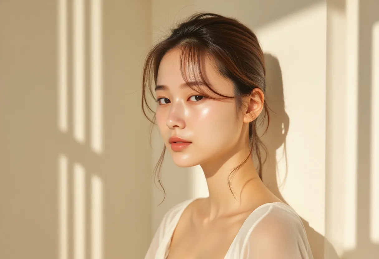 Healthy skin glow