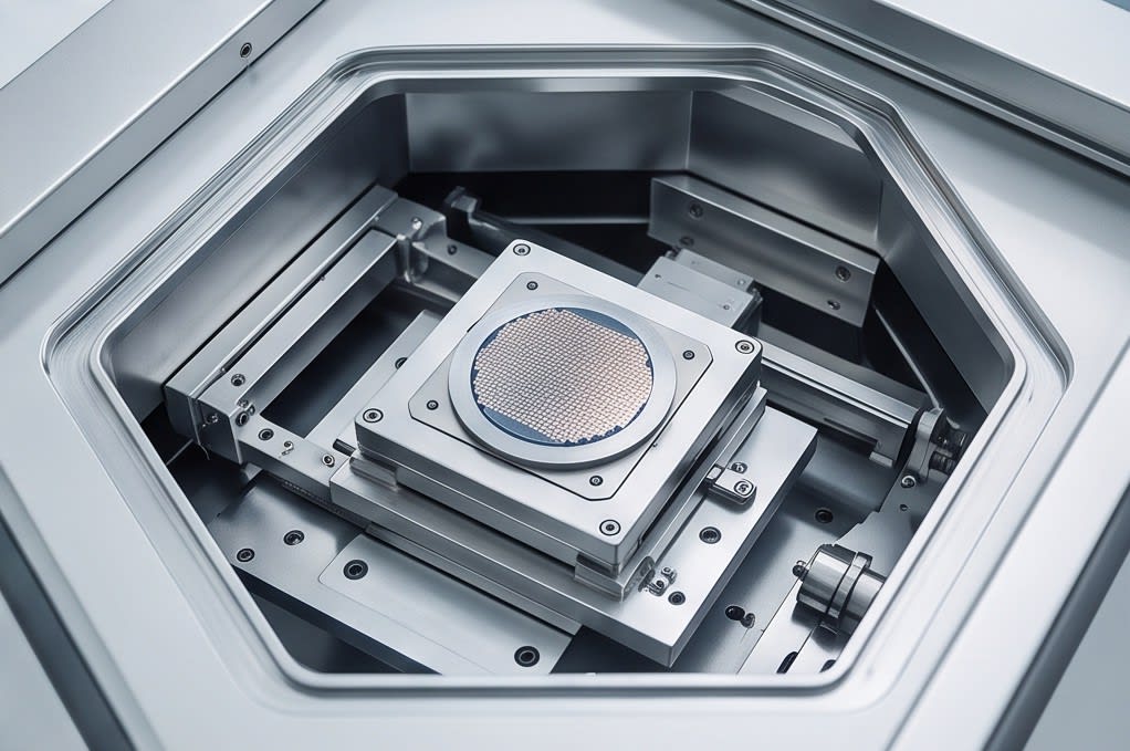 Semiconductor device on a high precision stage