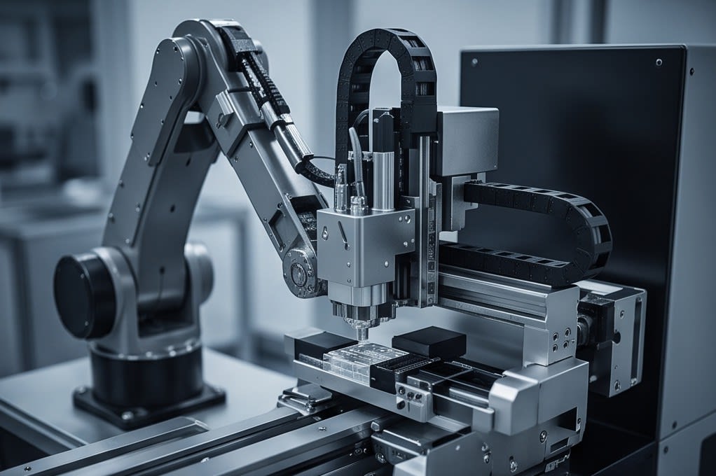Robotic arm improving efficiency through automation