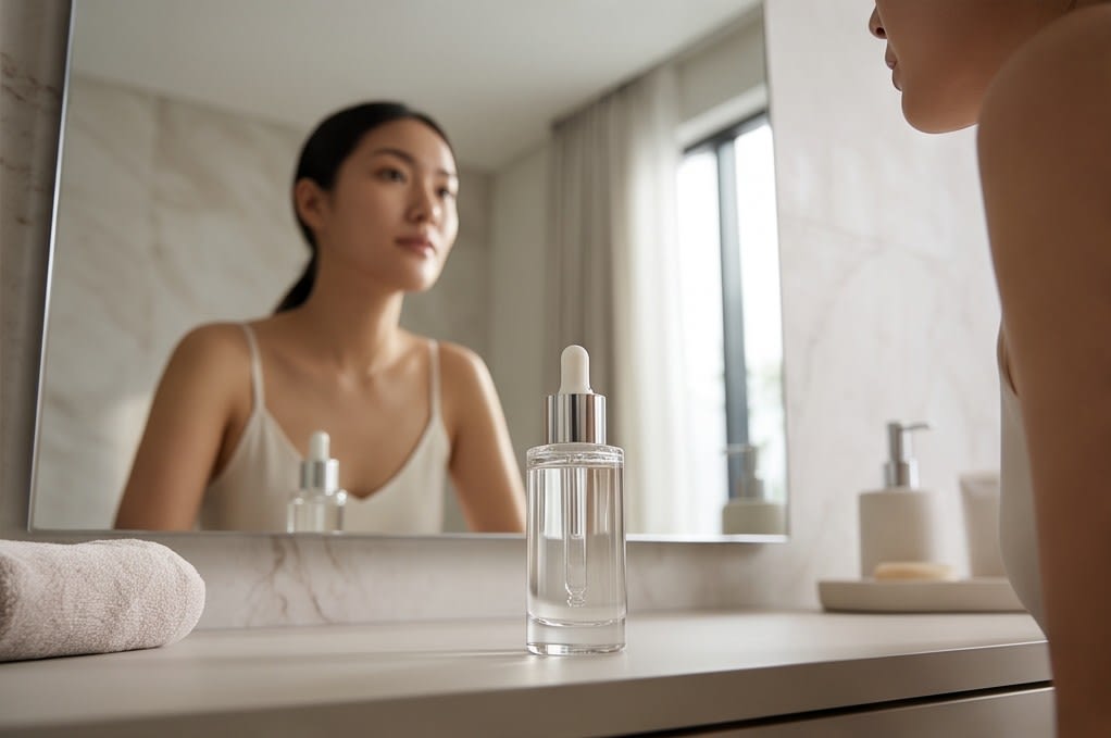 The joy of seeing skin changes in the mirror