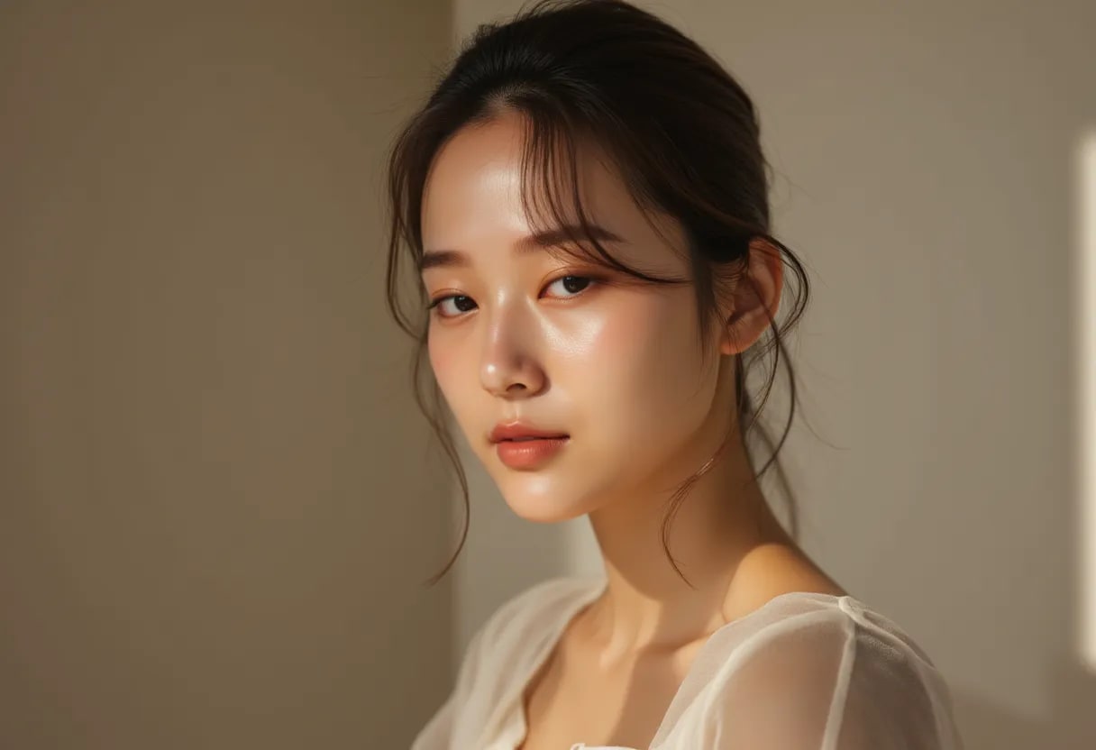 저녁 시간의 탄력 케어