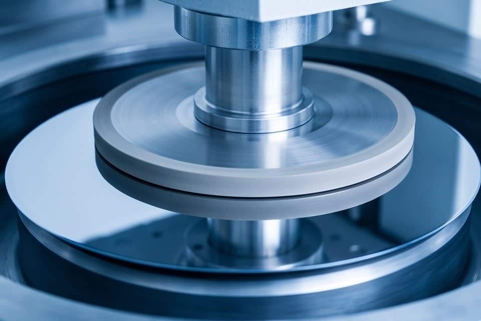 Grinding equipment for controlling minute thickness variations in semiconductor wafers