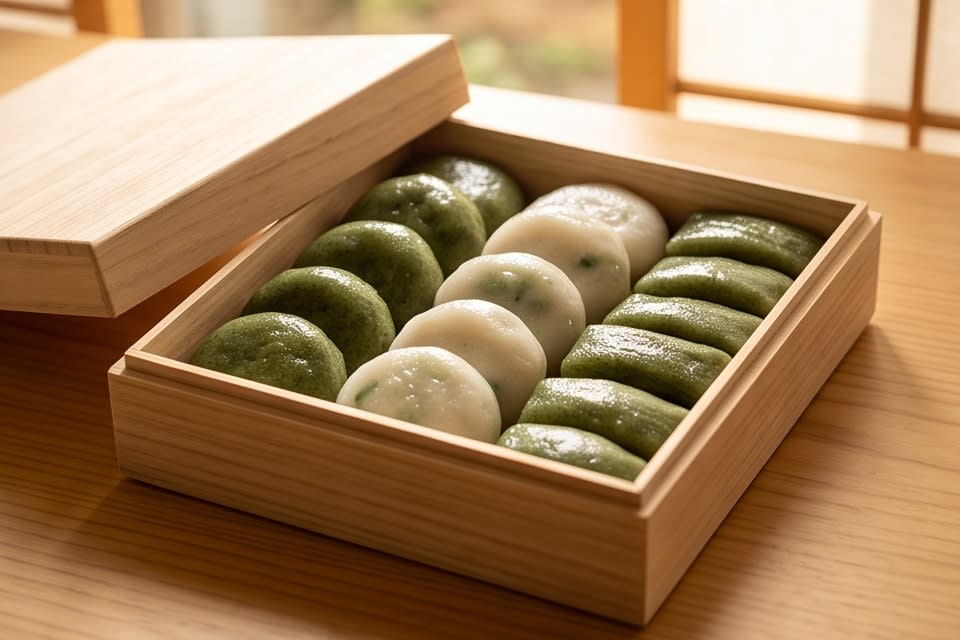 명절 선물의 목적에 따라 구성을 선택할 수 있도록 단정한 나무 상자에 정갈하게 담긴 떡입니다.
