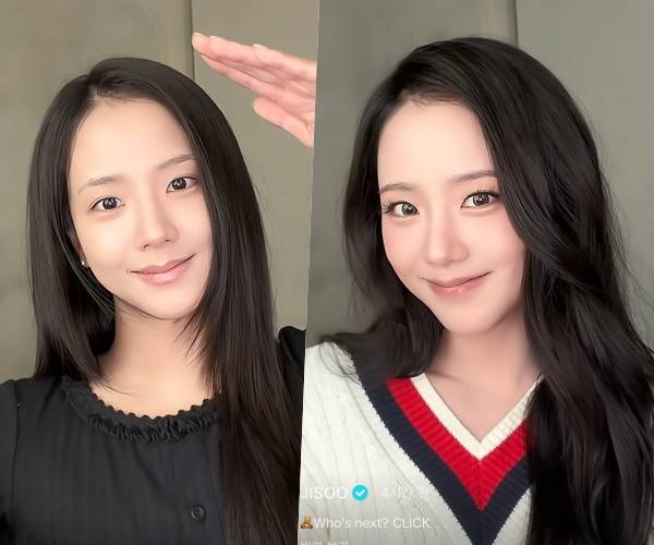 블랙핑크 지수, 메이크업 '비포&애프터' 깜짝 공개..굴욕 없는 비주얼