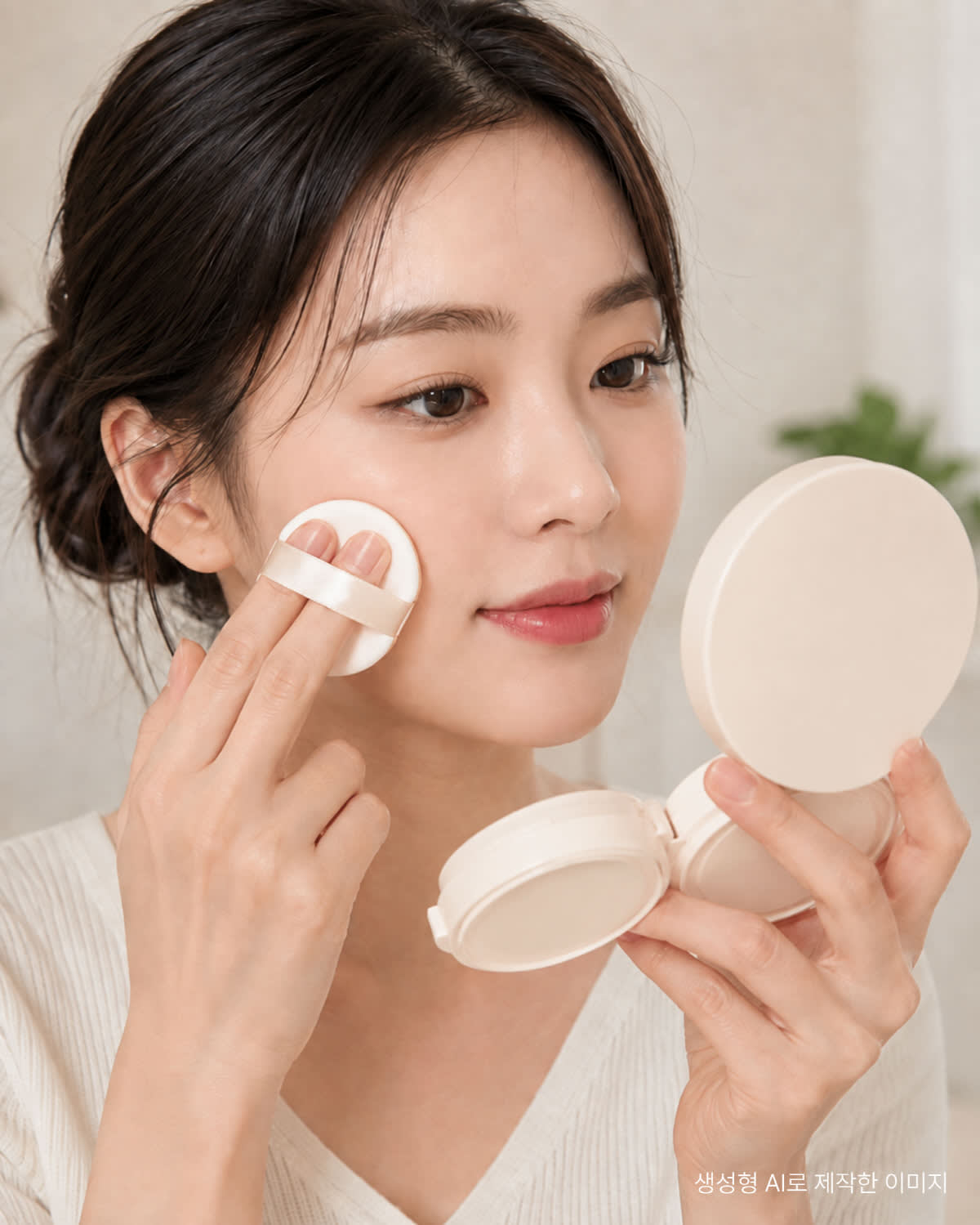 Base makeup completed with a single cushion, choose according to your desired skin finish
