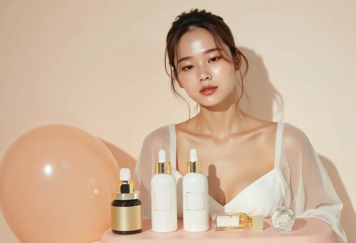 A person showing hydrated and smooth skin immediately after cleansing.