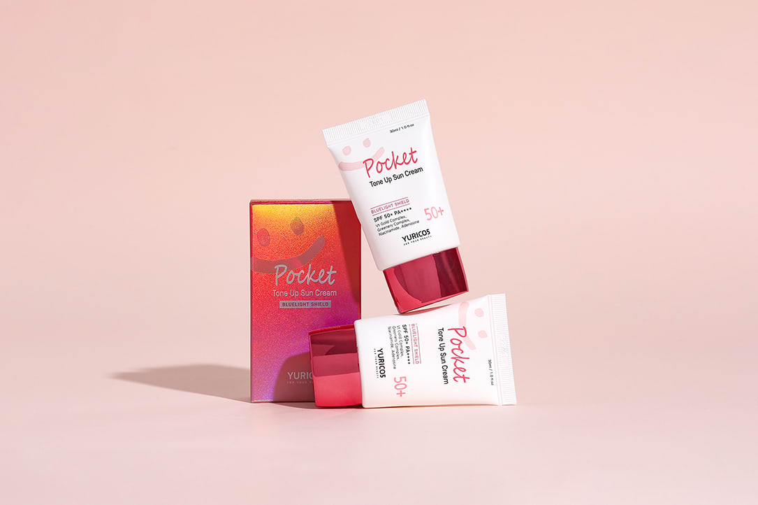 Sunscreen package with UV protection and skincare benefits