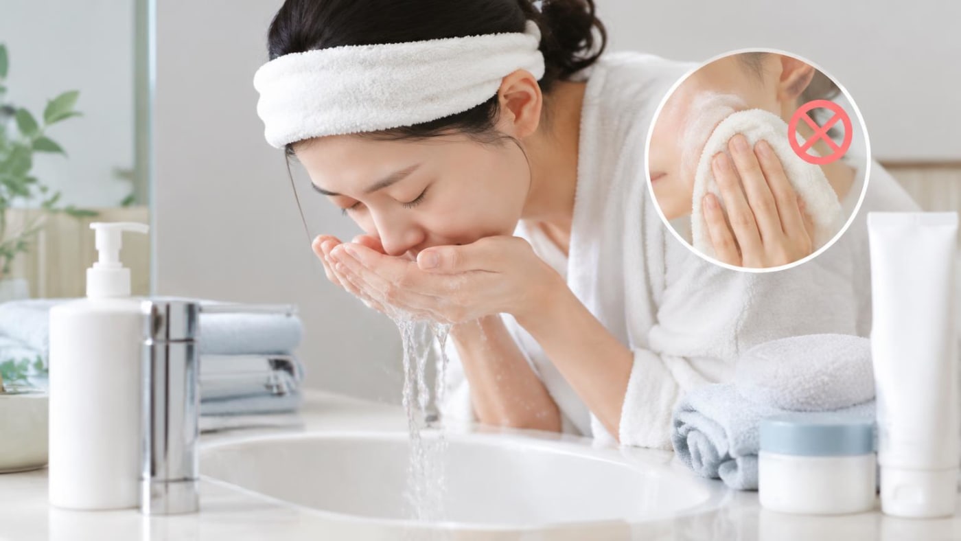 Tight skin after cleansing, check frequency and amount of cleanser first