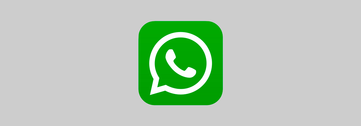 Logo do Whatsapp em um fundo preto