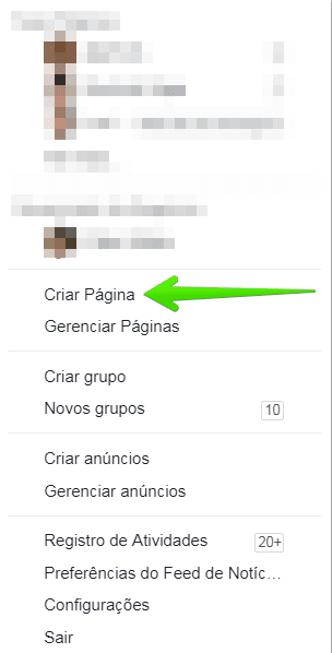 Criar Página