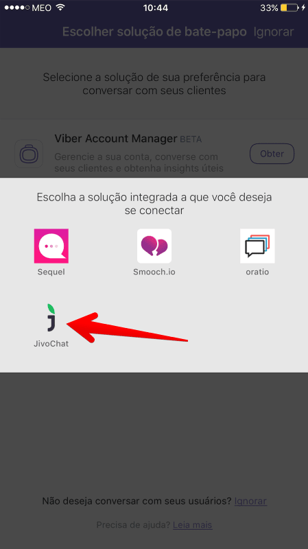 Integrar JivoChat