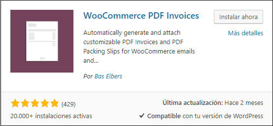 WooCommerce PDF Invoices