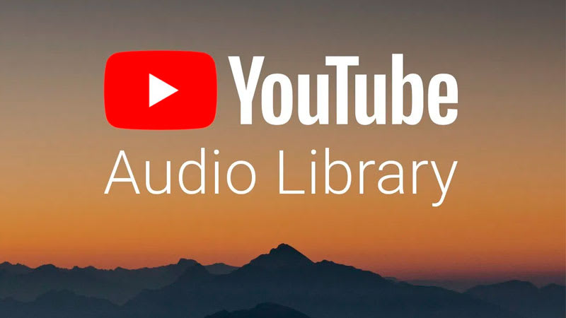 Captura de tela do acervo para baixar música YouTube Library
