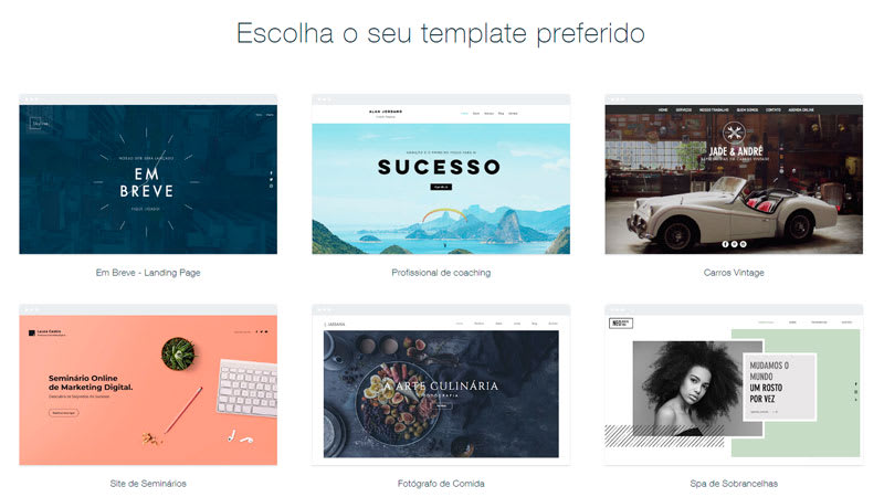 Como fazer um site com wix passo 6