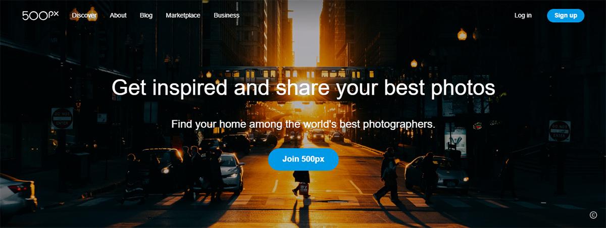 500px Website