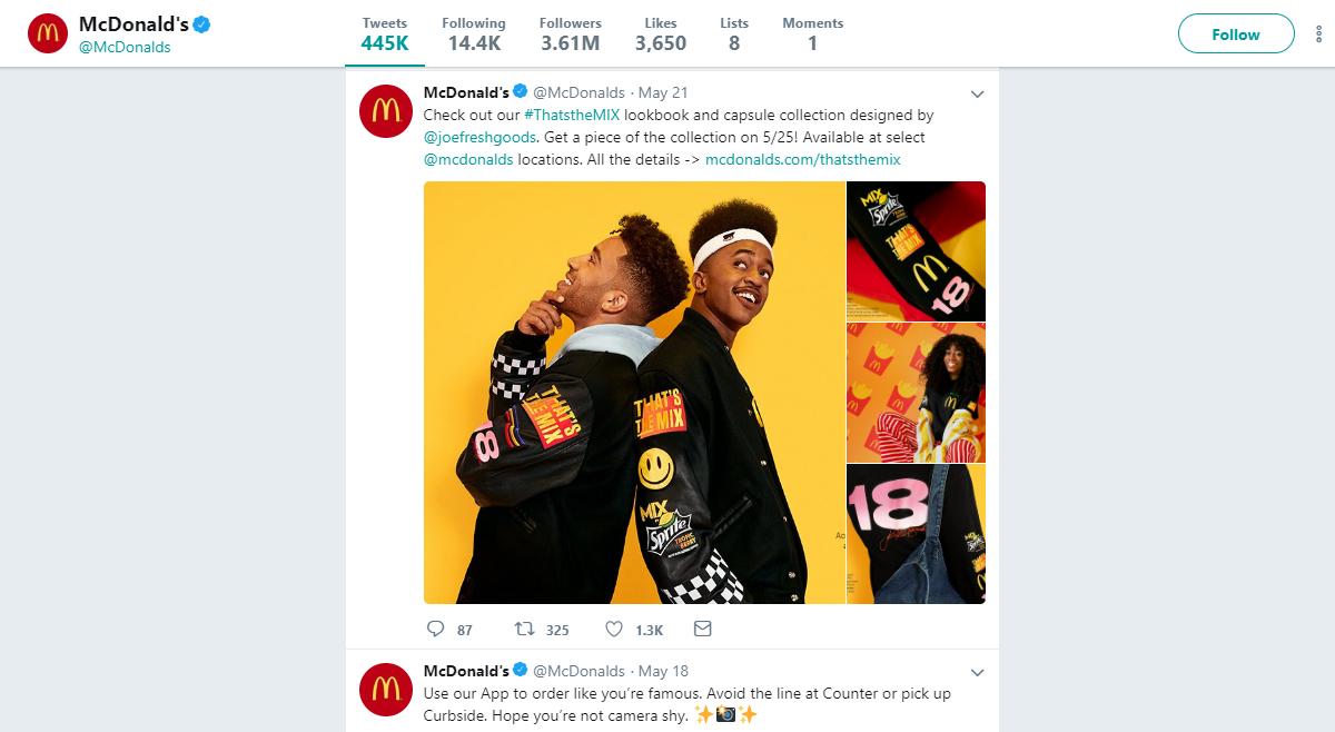 McDonalds Images On Tweets