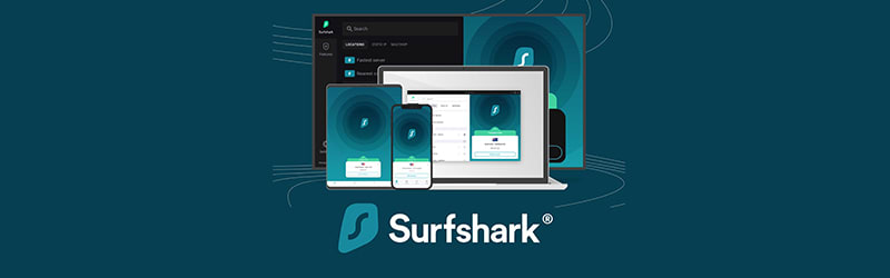 Dispositivos conectados ao Surfshark VPN