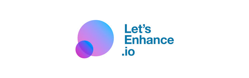 Imagem com a logo do Let's Enhance