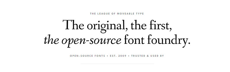 the League of Moveable Type