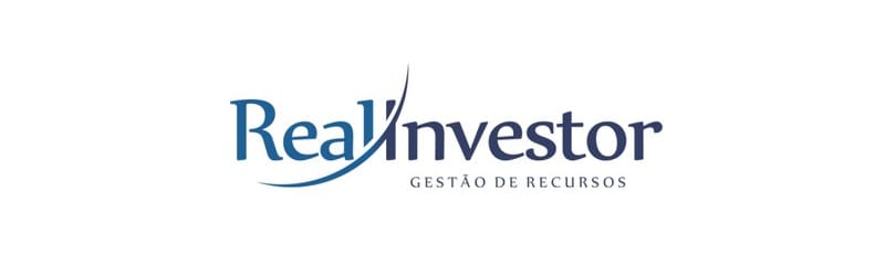 Logo da Real Investor com slogan "gestão de recursos"