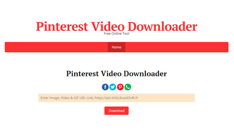 Como baixar vídeos no Pinterest video Downloader