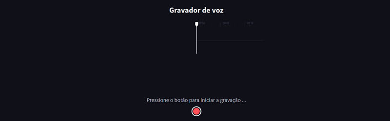 Captura de tela do programa de gravação da Vocal Remover