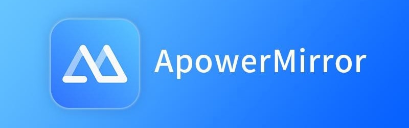 Banner com ícone do ApowerMirror