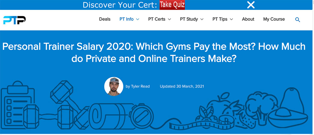 Personal Trainer Salary 2020 at PTPioneer