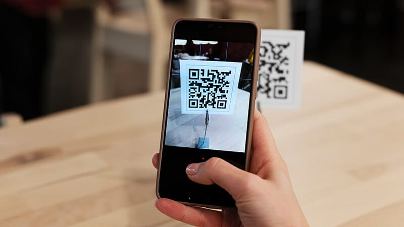 Print da tela do iPhone após realizar a leitura de QR Code