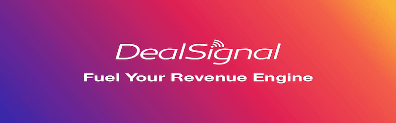 DealSignal's logo, under it is written "Fuel your revenue engine".